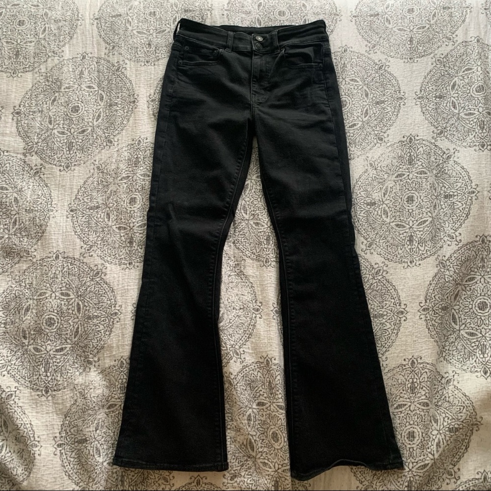 American Eagle Hi-Rise Artist Flare